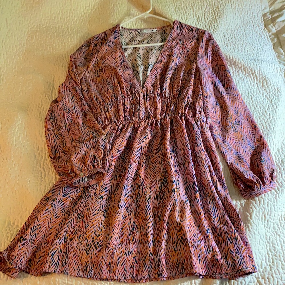 Zara multi colored dress medium